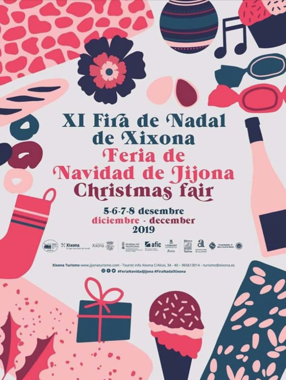 XI Feria de Navidad de Jijona 6-7-8 de Diciembre de 2019.